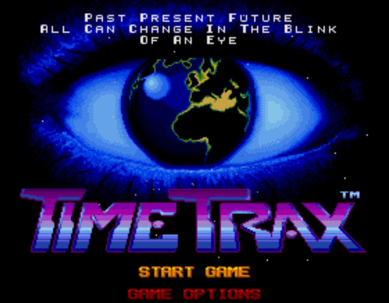 Time Trax Title Screen
